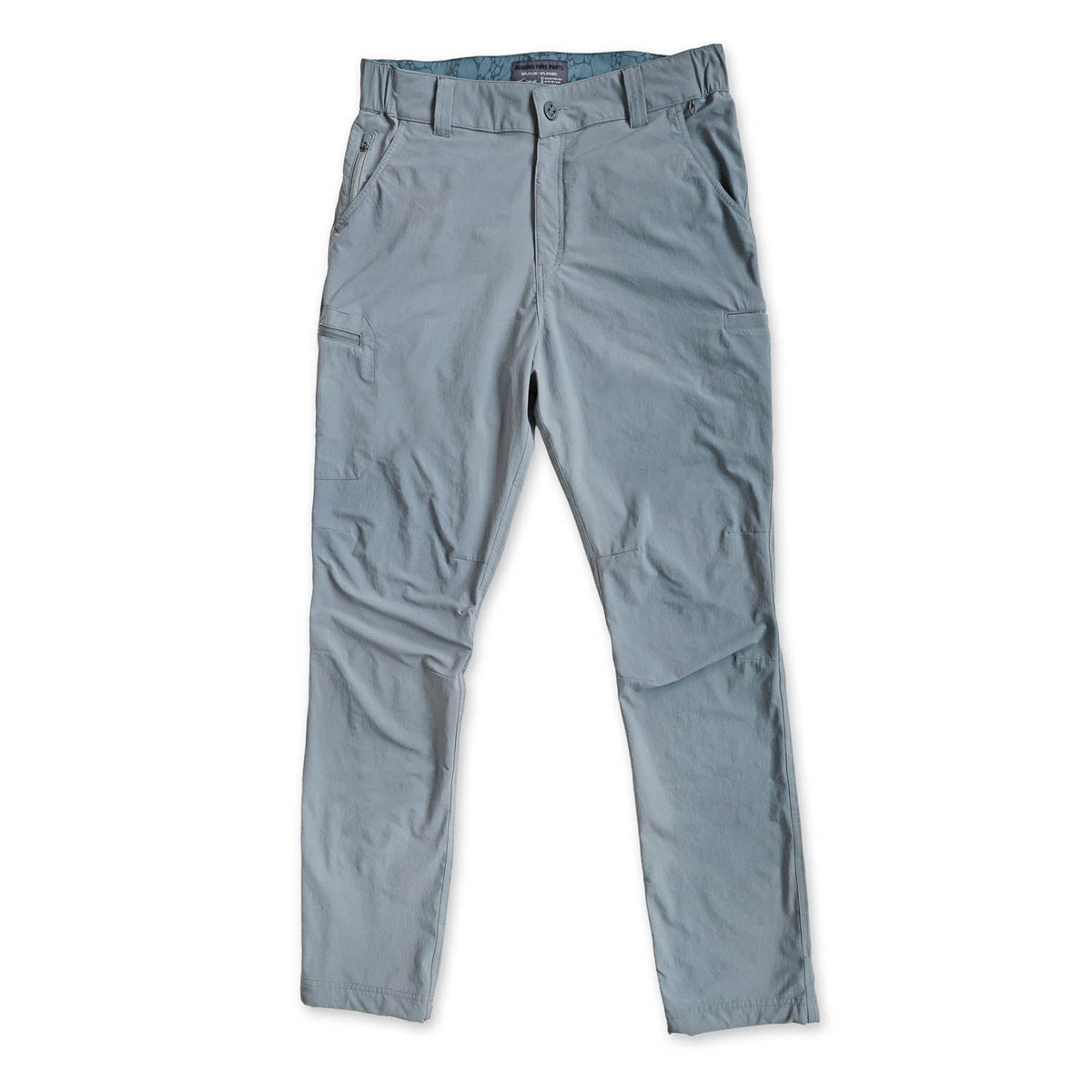 Light blue pants on a white background front