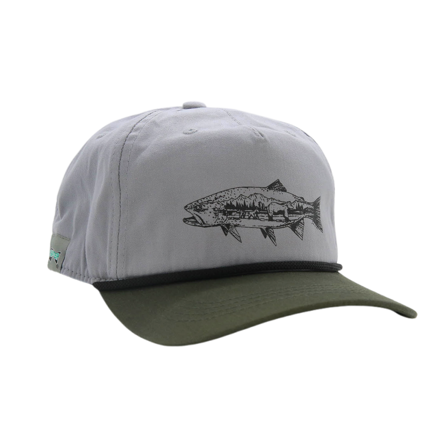 Grizzly Trout Unstructured 5 Panel Hat