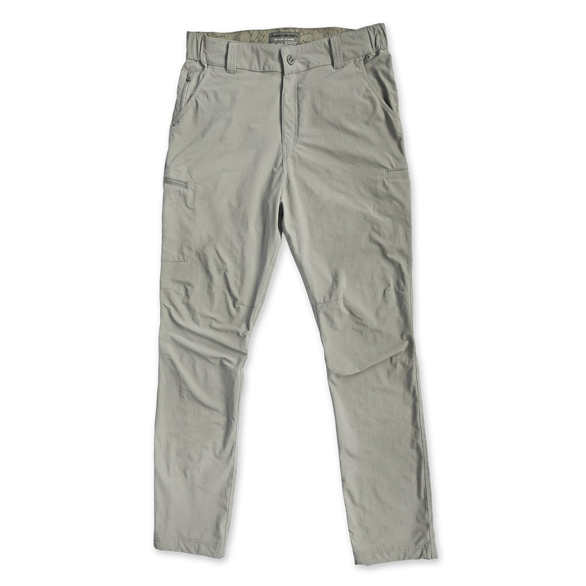 Light gray pants on a white background front