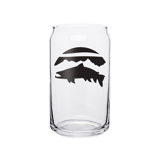 Backcountry Trout Beer Can Glass