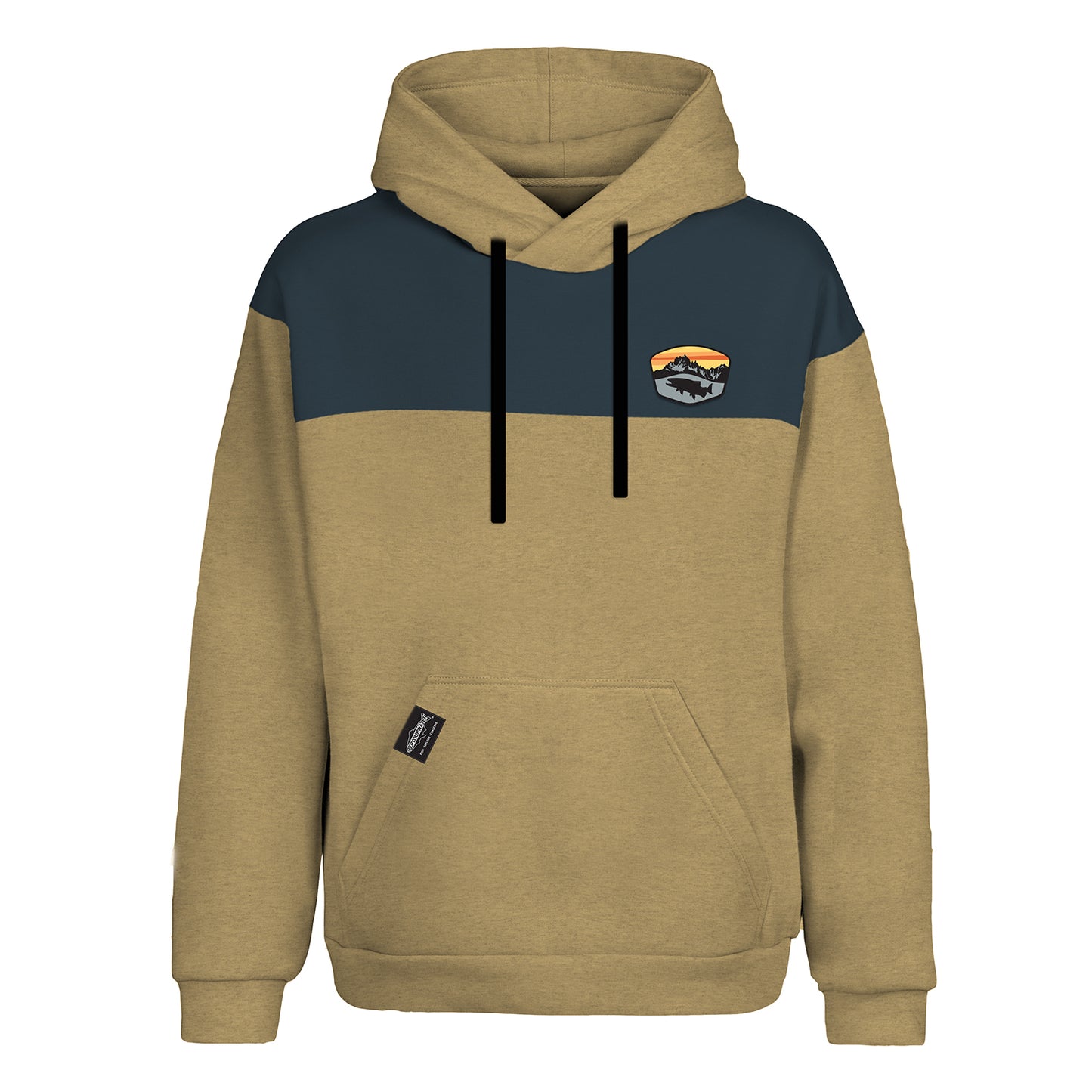 Mountain Trout Patch Saddleback Hoody