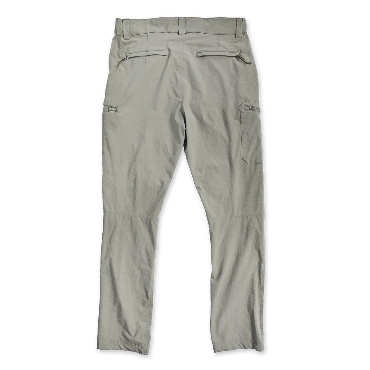 Light gray pants on a white background back
