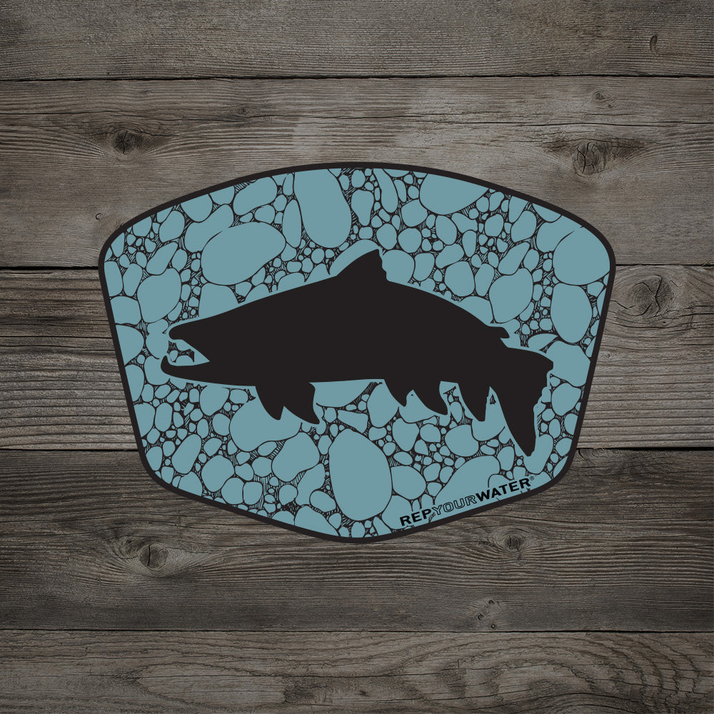 River Rock Trout Sticker