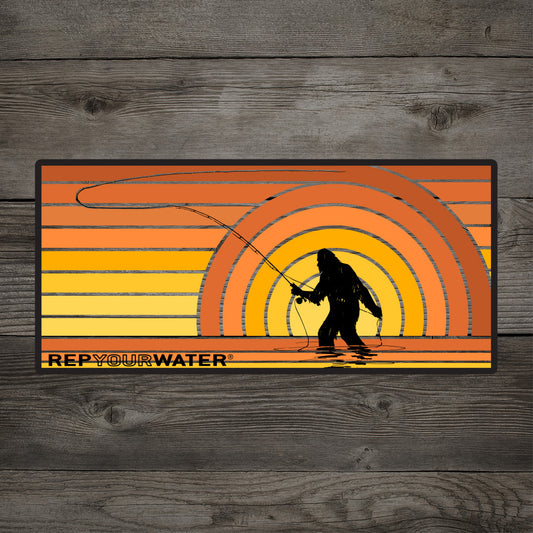Sticker Sunset Squatch