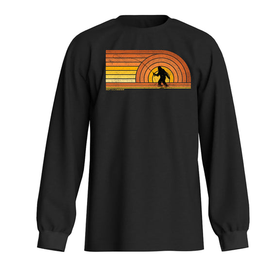 Sunset Squatch Longsleeve T Shirt