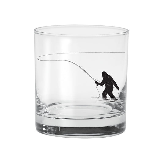 Tight Loops Squatch Old Fashioned Glass