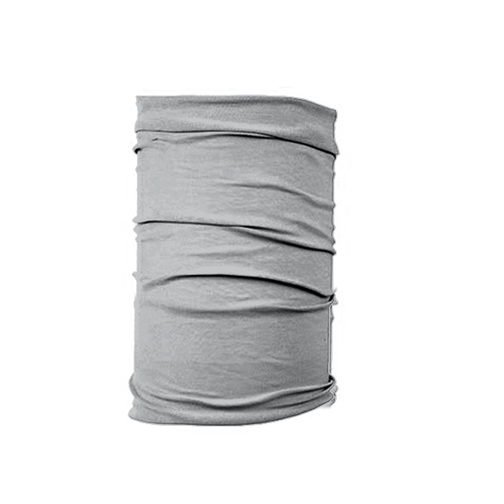 A gray neck tube